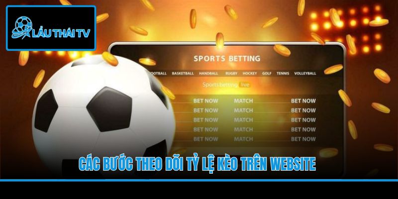 Các bước theo dõi tỷ lệ kèo trên website